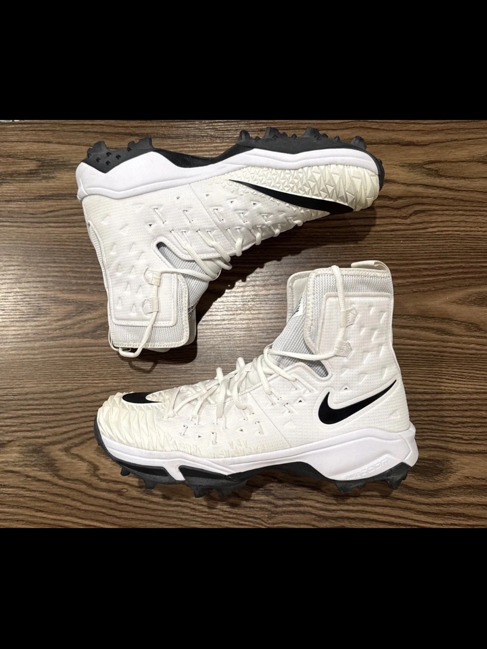 Size 13 Wide Nike Zoom Force Savage Elite Shark Football Cleat 923089–101 NEW
